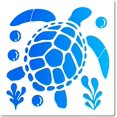 thumbnail image 1 of Plantilla de tortuga marina de 30 x 30 cm, plantillas de animales marinos, burbujas de algas, plantillas reutilizables, plantillas de plástico para dibujar y pintar., 1 of 9