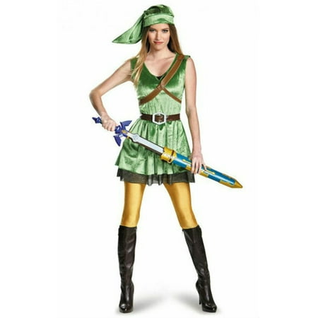 Disguise Legend of Zelda Link Women's Costume Junior 7-9 Female