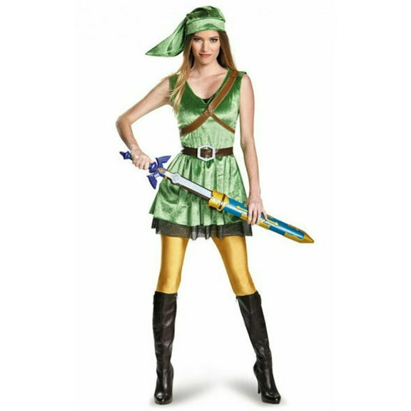 Disguise Legend of Zelda Link Women's Costume Junior 7-9 Female