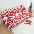 thumbnail image 4 of Sanmadrola Boho Sofa Cover Chenille Couch Covers Blanket Furniture Protector for Sectional Sofa, Anti Slip Couch Covers for 2 Cushion Couch, Washable Slipcover for Dog (Xmas Red, 71"x118"), 4 of 9