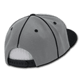 thumbnail image 3 of Piped Crown Snapbacks, Black, 3 of 6