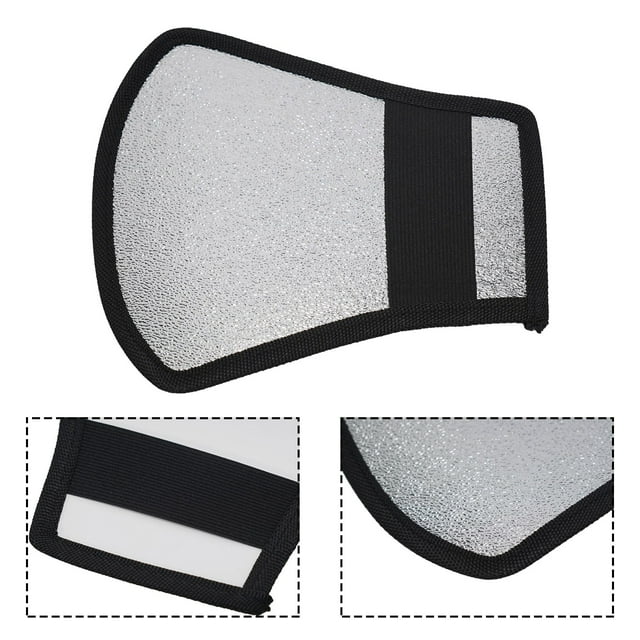 Compact And Portable Flash Photography Double Sided Flash Diffuser Silverwhite Camera Flash Universal Bayonet Compatibility Mingyqi