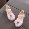 thumbnail image 4 of Owordtank Toddler/Little Girls' Ballerina Flat Mary Jane Princess Dress Shoes - Wedding School Party, 4 of 4