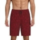thumbnail image 1 of Fotbe Burgundy Floral Pantalones Cortos de Pijama para Hombre, Ropa de Dormir, Pantalones de Pijama Cortos para Hombre-XX-Large, 1 of 6