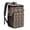 Brown and Black, variant on Travel Cooler Bag - Black and Tan Leopard Print Camping Beer Cooler Backpack with Bottle Opener- Waterproof Insulated Picnic Backpacks - Cooler Bag for Beach