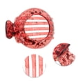 thumbnail image 2 of Unique Bargains 1 Pc Elegant Round Hollow Hair Clips Hairdo Clip Red, 2 of 5
