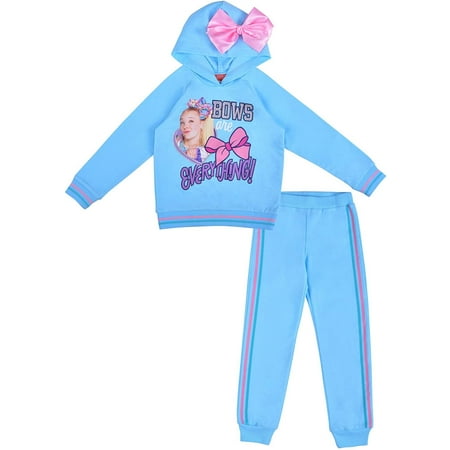 

Nickelodeon JoJo Siwa Girl s 2-Piece Bows are Everything Hoodie and Jogger Pant Set