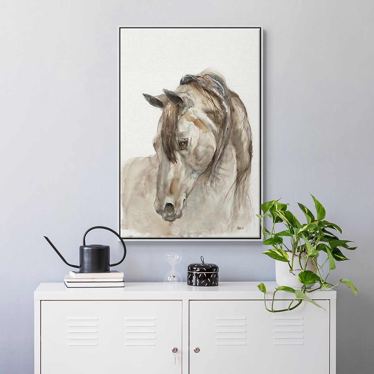 Dream with Me Framed Premium Gallery Wrapped Canvas - Ready to Hang - 25 x 37 - White Floating Frame