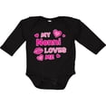 thumbnail image 3 of Inktastic Valentine's Day My Nonni Loves Me Hearts and Lips Boys or Girls Long Sleeve Baby Bodysuit, 3 of 5