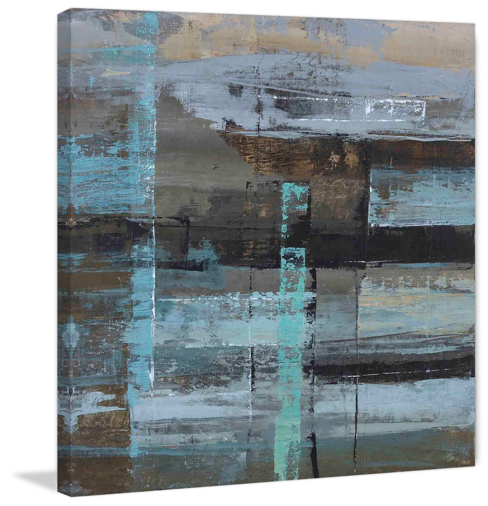 Marmont Hill "Urban Construct" Painting Print on Wrapped Canvas
