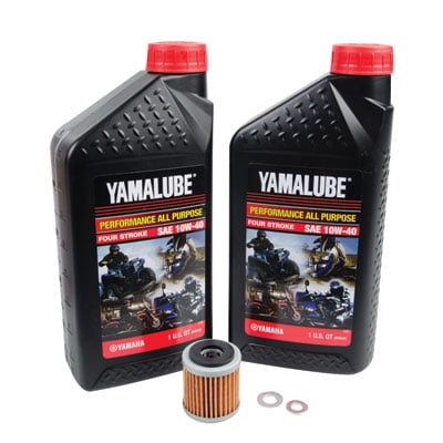 Oil Change Kit With Yamalube All Purpose 10W-40 for Yamaha YFZ 450