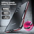 thumbnail image 2 of Dteck for Samsung Galaxy S25 Ultra Case, 3 in 1 Shock Absorption Slim Fit Bumper Metal Cover with Tempered Glass Screen Protector Camera Lens Protector for Samsung Galaxy S25 Ultra 6.9" 2025,Silver, 2 of 7