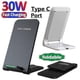 thumbnail image 2 of 30W Wireless Charging Pad Stand for 14/13/12/11 Pro Max S22 S20 S10 - Qi Fast Charging Station with Phone Holder, 2 of 5