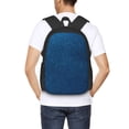 thumbnail image 4 of Easygdp Deep Blue Glitter Mochila de Gran Capacidad Minimalista Ideal para Escuela, Viajes y Uso Diario, 4 of 6