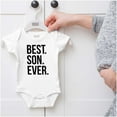 thumbnail image 5 of Best Son Ever Relatives Family Bodysuit Jumper Boys Infant Baby Brisco Brands 18M, 5 of 6