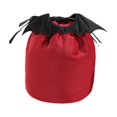 thumbnail image 2 of Decoraciones de Halloween, adornos de Halloween, regalos de Halloween, bolsa de regalo de terciopelo de Halloween, bolsa de dulces, suministros para fiestas, bolsa de dulces de Halloween con cordón, b, 2 of 6