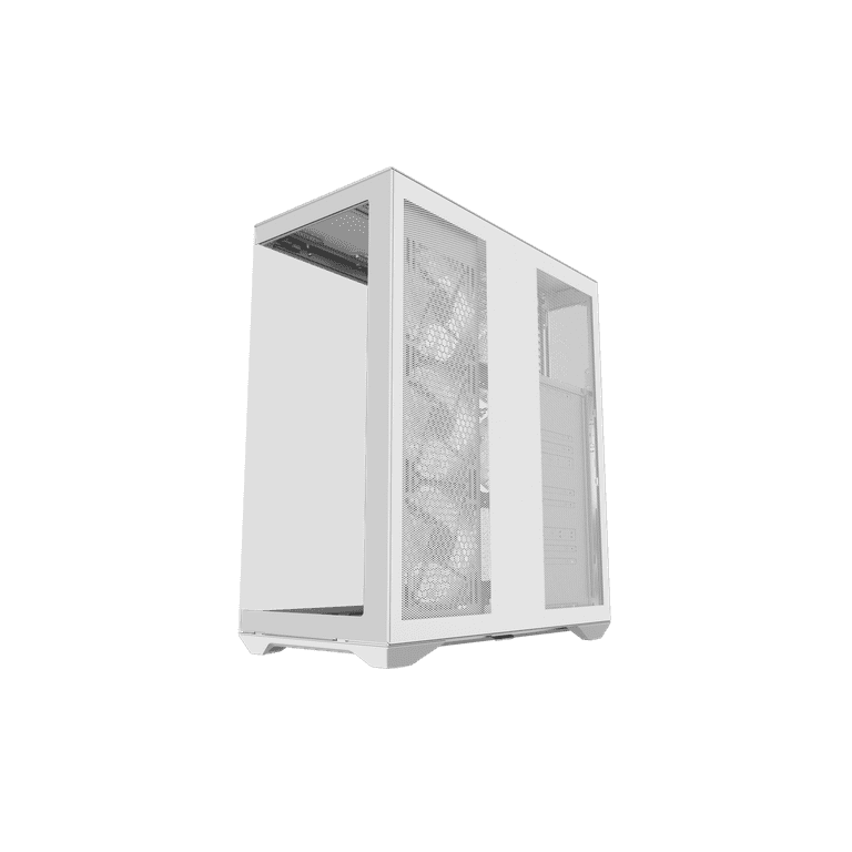 SAMA V Cool White Steel / Tempered Glass USB3.0/Type C ATX Full