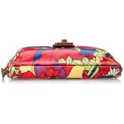 Sakroots Women's Artist Circle Smartphone Crossbody, Hot Pink Flower Power, One Size