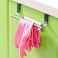 thumbnail image 4 of Limei Modern Towel Bar with Hooks for Bathroom and Kitchen, Brushed Stainless Steel Towel Hanger Over Cabinet (36cm), 4 of 7