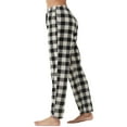 thumbnail image 3 of LANBAOSI Women Comfy Fleece Plaid Pajama Pants for Sleep Size L, 3 of 8
