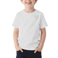 thumbnail image 5 of Atogsazn Toddler Baby Girls Summer T-shirt Kids Casual Short Sleeve Tshirt Loose Fit Tunic Tops Shirts White 5-6 Years Fashion, 5 of 8