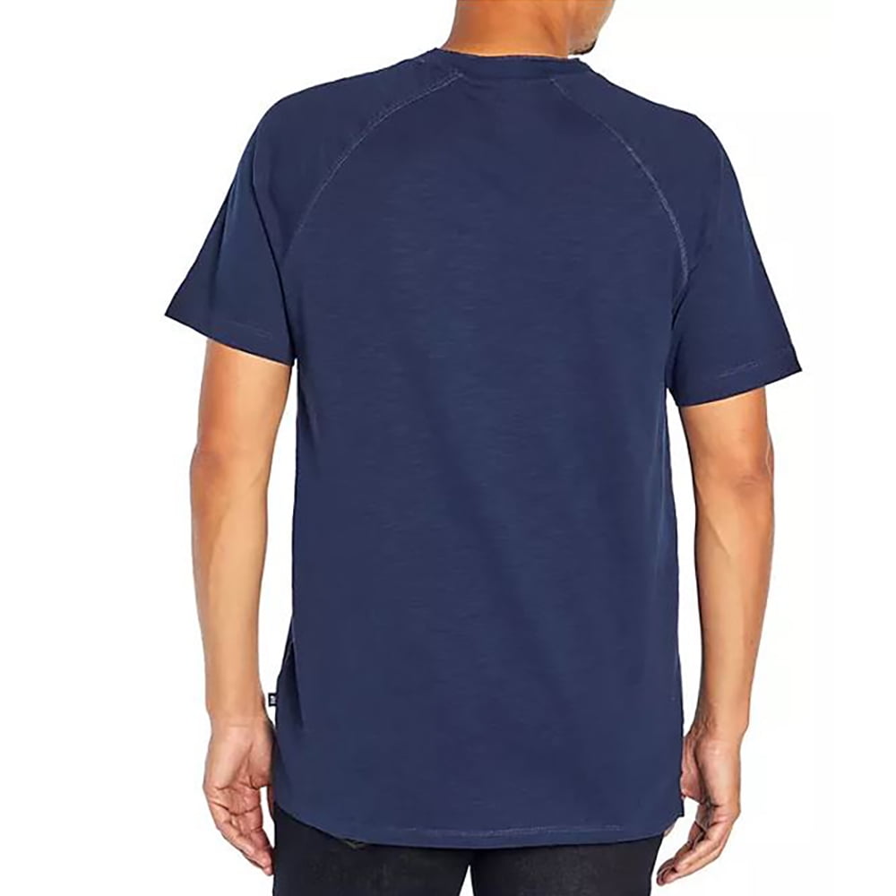 GAP Men's Soft Cotton Raglan Short Sleeve Henley Shirt