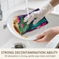 thumbnail image 5 of 2 Pcs Funny Kitchen Towels,Colorful Tropical Leaf Pattern Microfiber Dish Towels,Kitchen Tea Towels,Kitchen Towel Set (18" X 26"), 5 of 7
