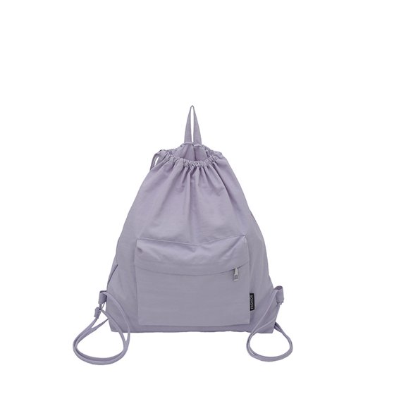 Simple and lightweight backpack, commuter backpack, drawstring pocket, casual sports backpack