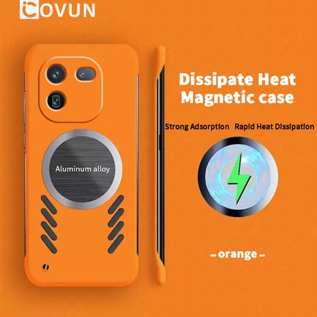 Graphene heat dissipation phone case For iQOO 12 Pro iQoo 11 5G iqoo 12Pro 11Pro 11 10Pro 10 9Pro 8Pro borderless heat dissipation mobile phone case Z9X Z8X Z8 Z7X Z7i Z7 Z6X Z6 Z5X Z3 protective case