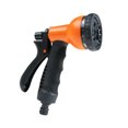 thumbnail image 4 of Boquilla de pulverización HoseCoil con cuerpo de metal y cabezal de pulverización ajustable de 8 patrones Boquilla de riego ligera (naranja-1 unidad) LingWen 9024736130801, 4 of 5