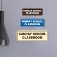 thumbnail image 2 of Signs ByLITA Standard Sunday School Classroom Sign (Blue) - Small, 2 of 8