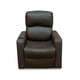 thumbnail image 3 of Sillon de piel genuina ConfortoPiel Reclinable Cine con porta vasos, 3 of 5