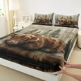 thumbnail image 2 of Castle Fairy Highland Cow Queen Sheet Sets for Female Men,Abstract Vintage Bed Set, 2 of 5