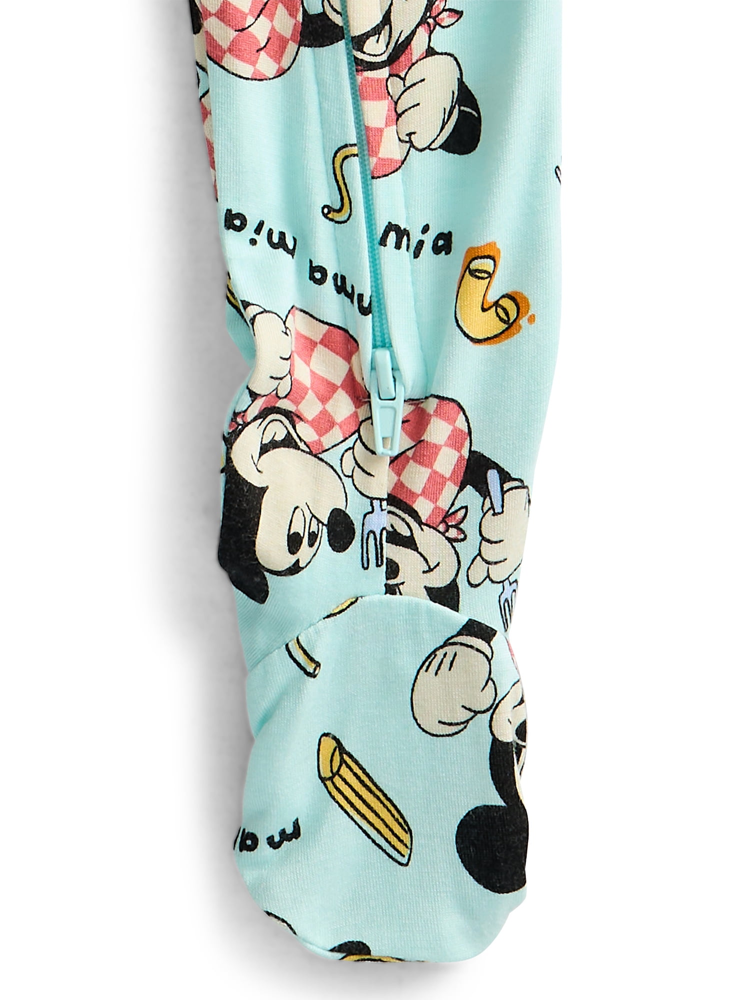 Character Baby Boys or Girls Cozy and Comfortable Viscose Two-Way Zip Footed Sleep 'N Play One-Piece Pajamas, Sizes 0M–6/9M