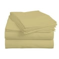 thumbnail image 2 of BedDecor 600 TC 100% Egyptian Cotton 6 Pcs Sheet Set Solid 21 inches (Taupe,Twin), 2 of 7