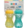 thumbnail image 3 of Nuby Easy Grip Spout Cup 2-Pack (10 oz.) Color: yellow/teal Size: one size, 3 of 3