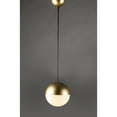 thumbnail image 4 of E20366-92MG ET2 Lighting Half Moon-12W 1 LED Large Pendant-11.75 Inches wide by 12.25 inches high-Metallic Gold Finish, 4 of 6