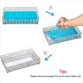 thumbnail image 5 of 2X Bandeja de Cosméticos Rectangular de Cristal Organizador de Baratijas de Joyería Bandeja Decorativa con Espejo Organizador para El Cuidado de la Piel de Perfume, 5 of 5