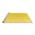 thumbnail image 2 of Ahgly Company Machine Washable Indoor Rectangle Solid Yellow Modern Area Rugs, 5' x 8', 2 of 4