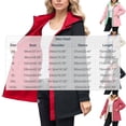 thumbnail image 4 of Windbreaker Jacket Women Outdoor Plus Size Hooded Long Sleeve Solid Color Double Sided Coat Winter Sports Casual Jacket Outerwear with Pockets, 4 of 10