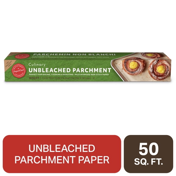 PaperChef Unbleached Parchment Paper Roll, 50 sq ft