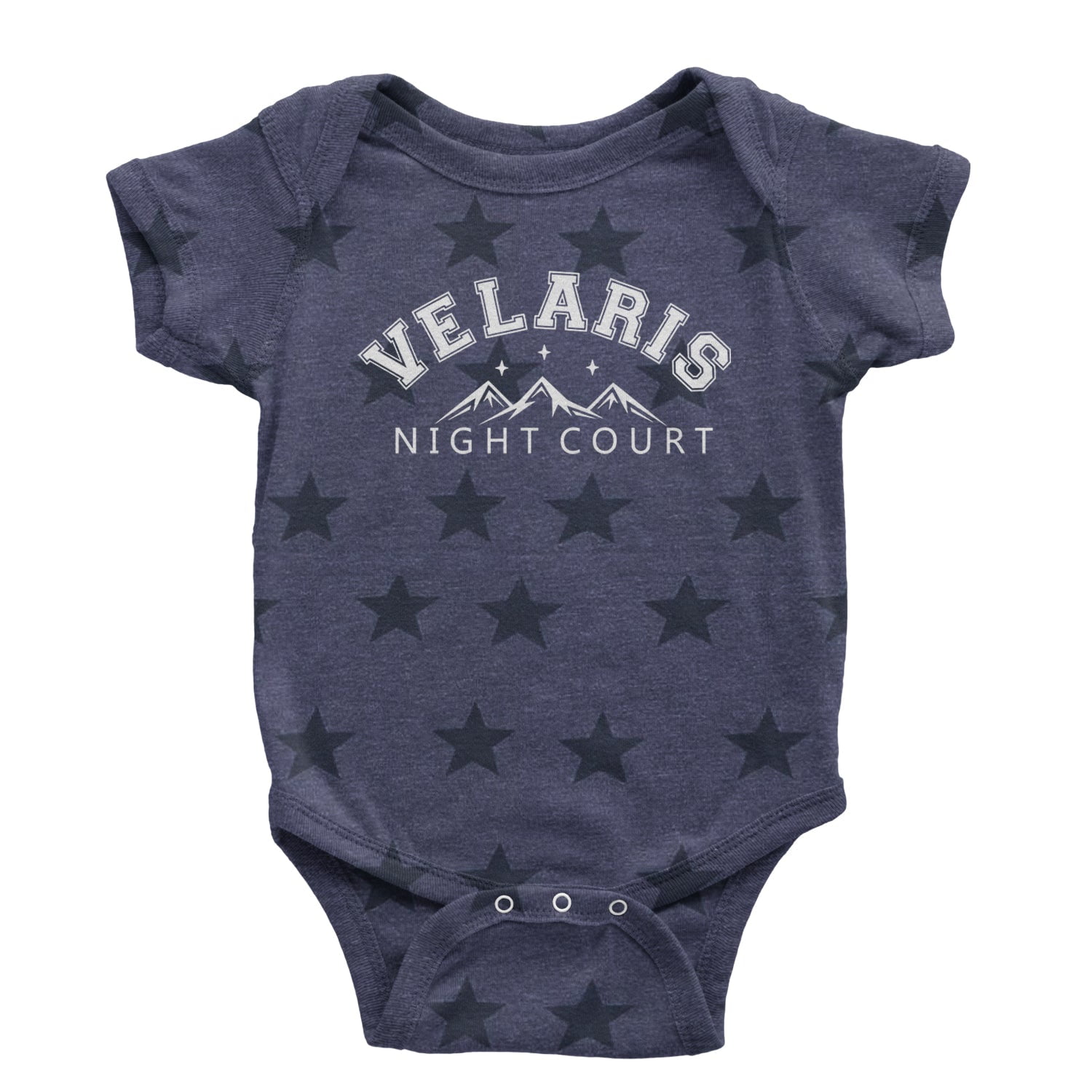 Velaris Night Court Squad Infant Fleece Romper - ACOTAR Inspired, Starfall Design