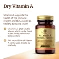 thumbnail image 3 of Suplemento Solgar de vitamina A seca 1500 mcg (5000 UI) 100 tabletas, 3 of 8