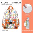 thumbnail image 5 of Puppy print backpack with paw patterns, durable backpack, practical backpack for students or gift, 5 of 6