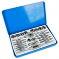 24Pcs Threaded Tap and Die Set Hand Operated Industrial Tool Iron Box