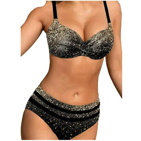 

REORIAFEE 2023 Swimsuit for Women Color Block Beachwear Backless Swimwear Girl Swimsuit Essentials Easter Gifts for Everyone Get Easter-ready Women s 2023 Summer Black XXL