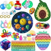 Multitrust Sensory Fidget Toys Set 34Pcs Relieving Stress and Anxiety Toys Kit