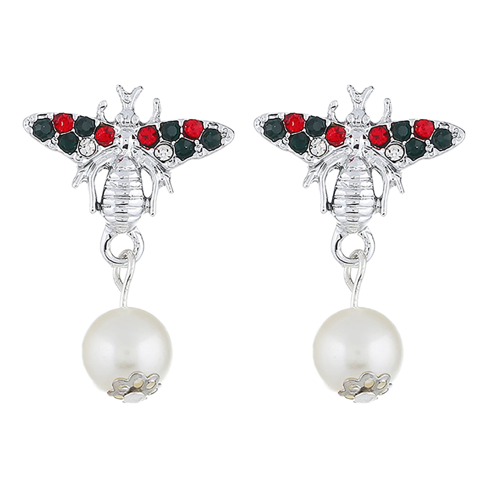 Jewelry On Clearance New Fashion Retro Insect Earrings Woman Jewelry With Your Unique Style White