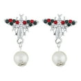 thumbnail image 1 of Bijoux en Liquidation Nouvelle Mode Rétro Boucles d'Oreilles Insectes Femme Bijoux avec Votre Style Unique Blanc, 1 of 2
