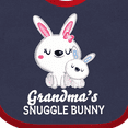 thumbnail image 4 of Inktastic Grandmas Snuggle Bunny Easter Boys Baby Bib, 4 of 4